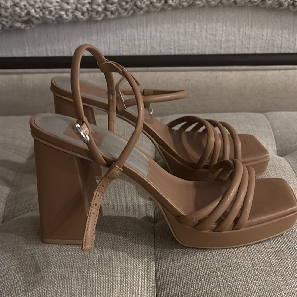 Worn twice - Tan Strappy Heels